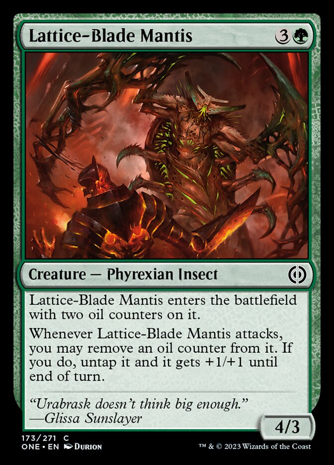 Lattice-Blade Mantis - Foil