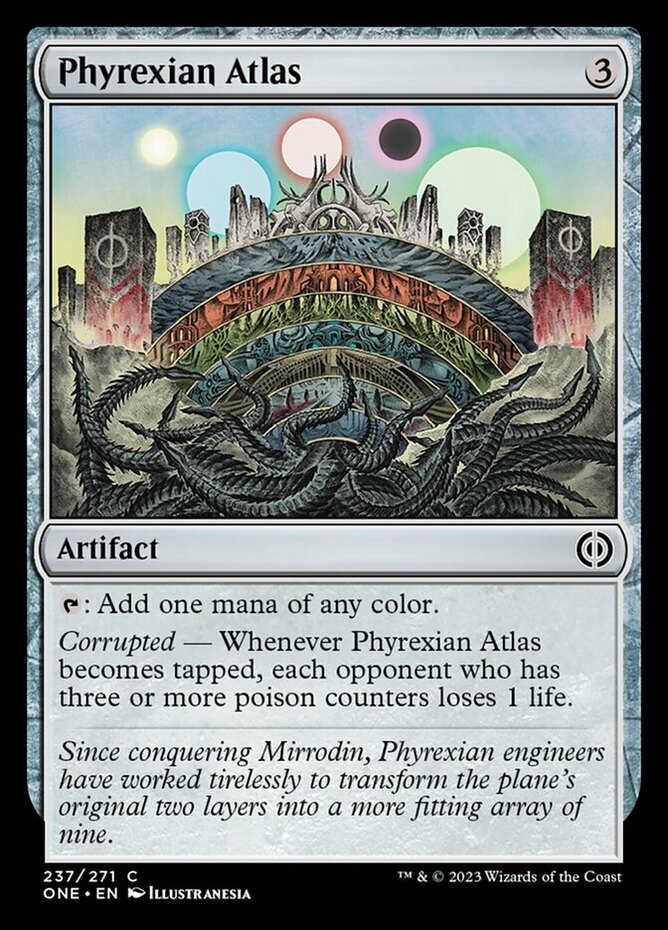x4 Phyrexian Atlas C MTG Phyrexia: All Will Be One M/NM