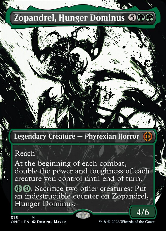Zopandrel, Hunger Dominus - Foil - Borderless Showcase