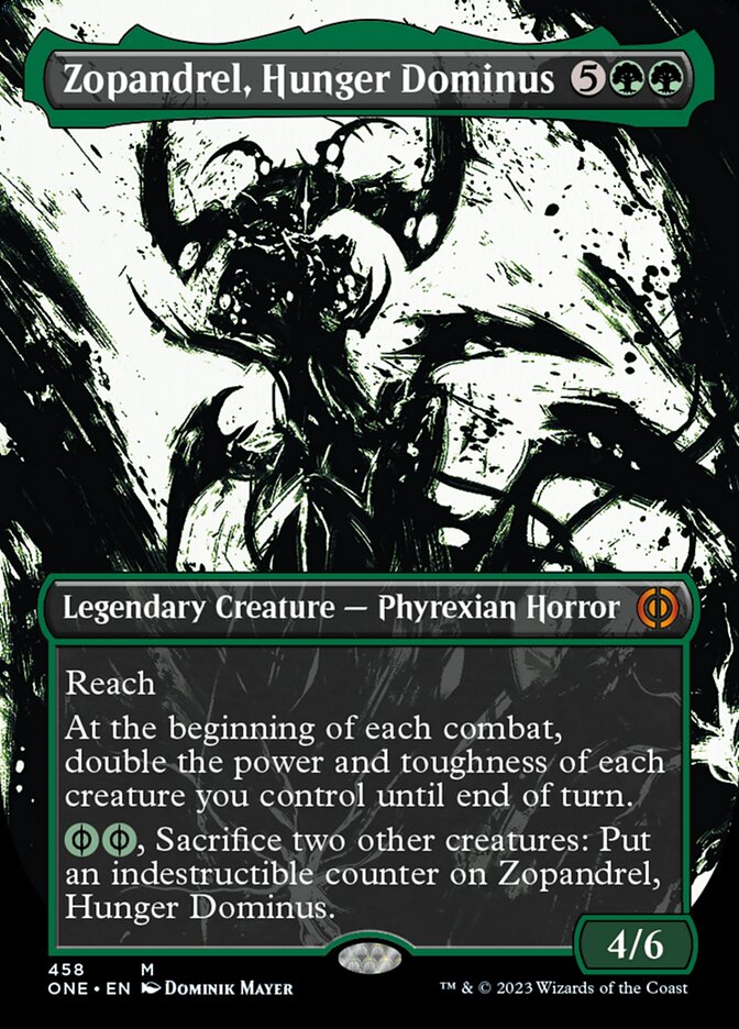 Zopandrel, Hunger Dominus - Step-and-Compleat Foil - Borderless Showcase