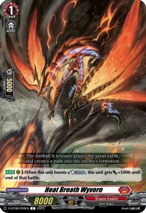 Heat Breath Wyvern - D-BT08/059EN - C