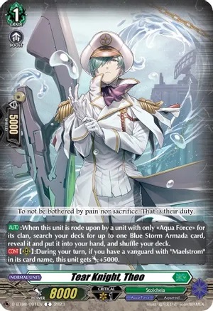 Tear Knight, Theo - D-BT08/091EN - C