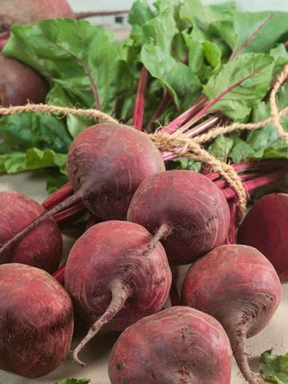 Beet Green Top Bunching