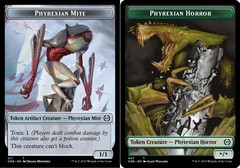 Phyrexian Mite Token (011) // Phyrexian Horror Token (007) Double-Sided Token - Foil