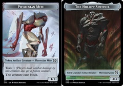 Phyrexian Mite (011) // The Hollow Sentinel (009) Double-Sided Token - Foil