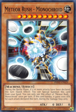 Meteor Rush - Monochroid - PHHY-EN029 - Common - 1st Edition