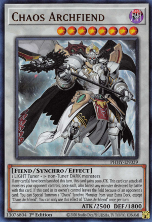 Chaos Archfiend - PHHY-EN039 - Ultra Rare - 1st Edition