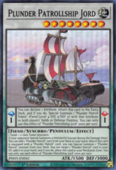 Plunder Patrollship Jord - PHHY-EN041 - Super Rare - 1st Edition