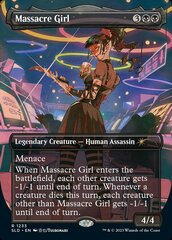 Massacre Girl ~~ Borderless - Foil