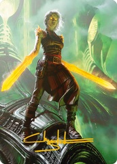 Nahiri, the Unforgiving (51) Art Card - Gold-Stamped Signature