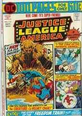 Justice League Of America Vol. 1 113 The Creature In The Velvet Cage The Cavern Of Deadly Spheres The Case Of The Patriotic Crim