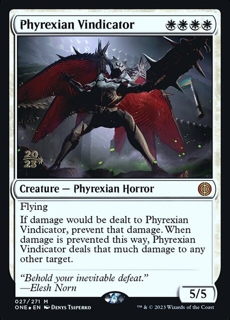 Phyrexian Vindicator - Foil - Prerelease Promo