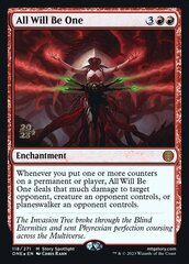 All Will Be One - Foil - Prerelease Promo