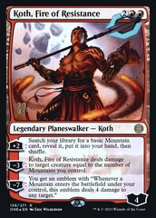 Koth, Fire of Resistance - Foil