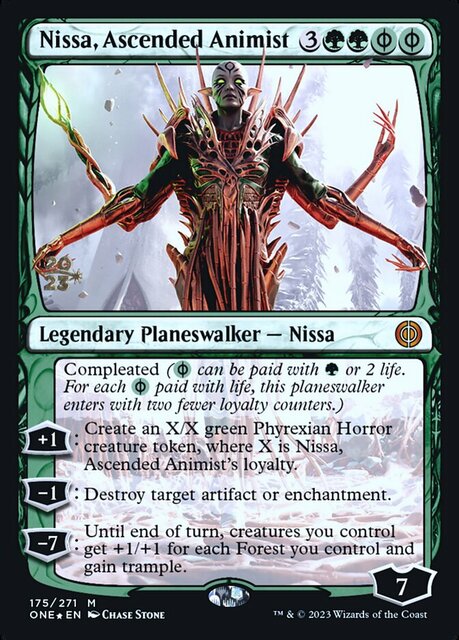 Nissa, Ascended Animist - Foil - Prerelease Promo