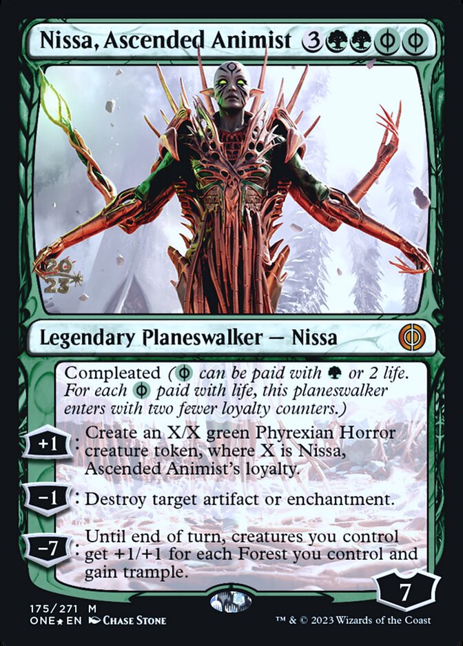 Nissa, Ascended Animist - Foil - Prerelease Promo