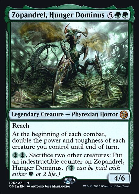 Zopandrel, Hunger Dominus - Foil - Prerelease Promo