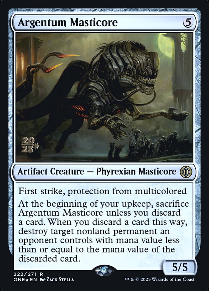 Argentum Masticore - Foil - Prerelease Promo