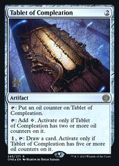 Tablet of Compleation - Foil - Prerelease Promo