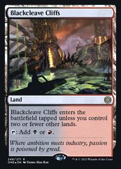 Blackcleave Cliffs (ONE) - Foil - Prerelease Promo