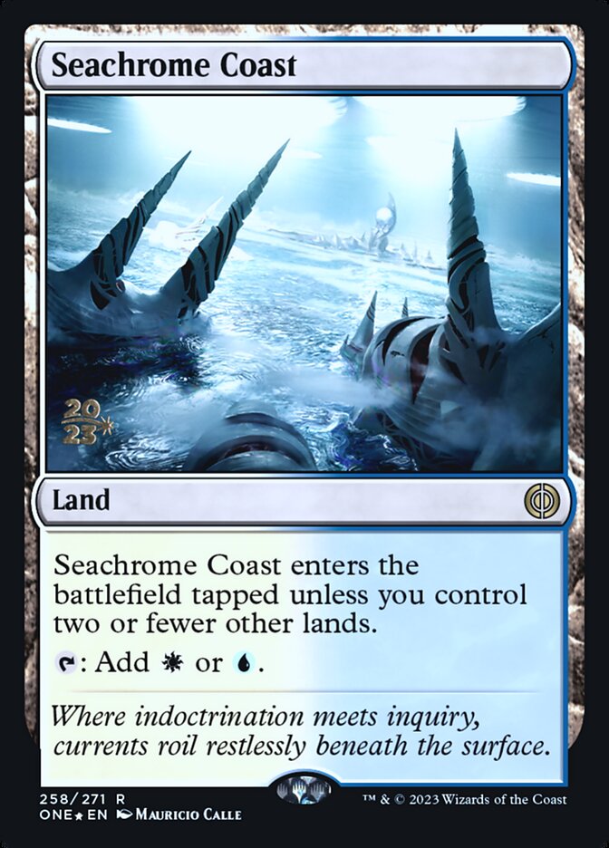 Seachrome Coast (ONE) - Foil - Prerelease Promo