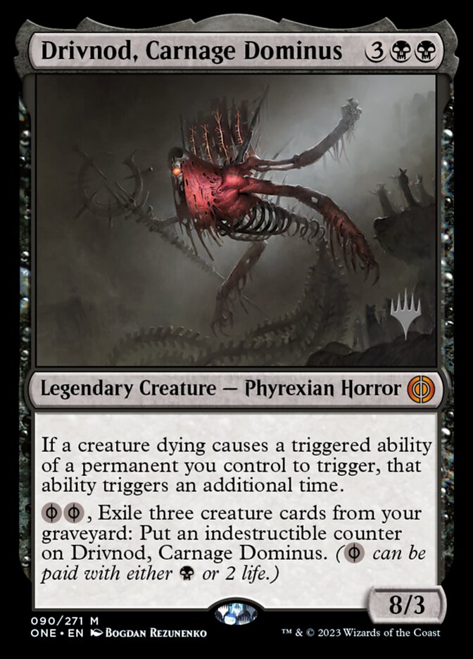 Drivnod, Carnage Dominus - Foil - Promo Pack