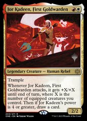 Jor Kadeen, First Goldwarden - Foil - Promo Pack