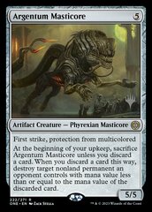 Argentum Masticore - Foil - Promo Pack