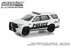 1/64 Hot Pursuit - 2021 Chevrolet Tahoe Police Pursuit Vehicle (PPV) - White and Black