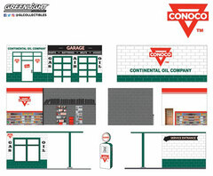 1/64 Mechanic's Corner Series 8 - Vintage Gas Station - Conoco Continental Oil Company