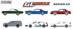 1/64 GreenLight Muscle Series 25 6 Types Set