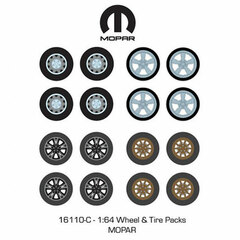 1/64 Auto Body Shop - Wheel & Tire Packs Series 6 - MOPAR