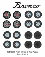 1/64 Auto Body Shop - Wheel & Tire Packs Series 5 - Ford Bronco