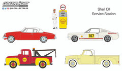 1/64 Multi-Car Dioramas - Shell Oil Service Center