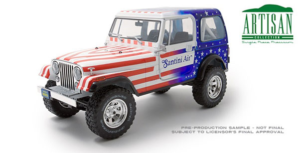 1/18 Artisan Collection - 1982 Jeep CJ-7 - Santini Air