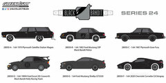 1/64 Black Bandit Series 24 6 Types Set