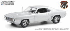 Highway 61 - 1/18 Barrett-Jackson - 1969 Chevrolet Camaro ZL1 Coupe - Silver (Scottsdale 2012, Lot #5010)