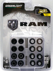 1/64 Auto Body Shop - Wheel & Tire Packs Series 4 - Ram Trucks