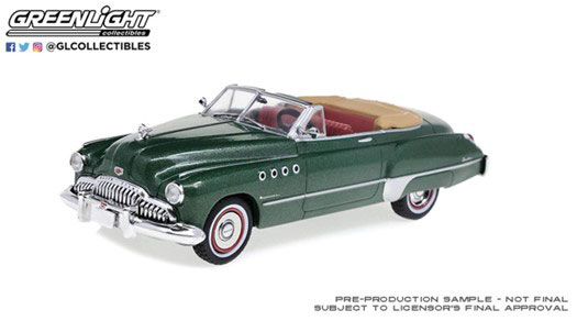 1/43 1949 Buick Roadmaster Convertible - Allendale Green Metallic