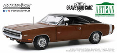 1/18 Artisan Collection - Graveyard Carz - 1970 Dodge Charger R/T - Dark Burnt Orange Poly with Black Roof