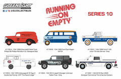 1/64 Running on Empty Series 10 6 Types Set
