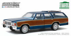 1/18 Artisan Collection - 1979 Ford LTD Country Squire - Midnight Blue with Wood Grain Paneling