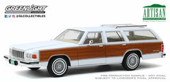 1/18 Artisan Collection - 1989 Mercury Grand Marquis Colony Park - White with Wood Grain Paneling