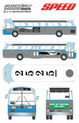 1/43 Speed (1994) - 1960s General Motors TDH #2525 Los Angeles, California Downtown Bus