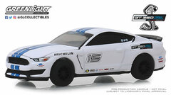 1/64 2016 Ford Mustang Shelby GT350 - Ford Performance Racing School - Oxford White with Blue Stripes
