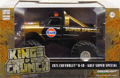 1/43 Kings of Crunch - Gulf Oil Super Special - 1971 Chevrolet K-10 Monster Truck (with 66-Inch Tires)