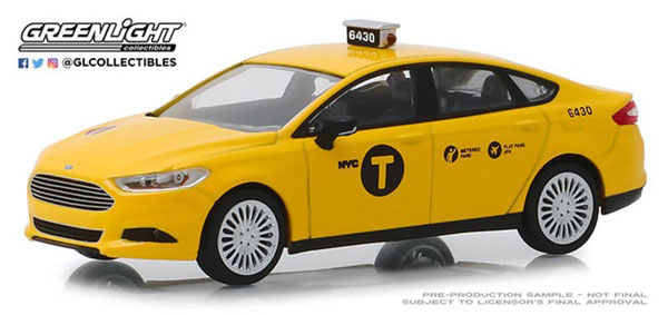 1/43 2013 Ford Fusion NYC Taxi