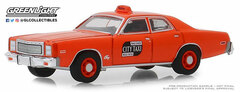 1/64 1977 Plymouth Fury - Binghamton, New York City Taxi - 7 Original Miles on Odometer