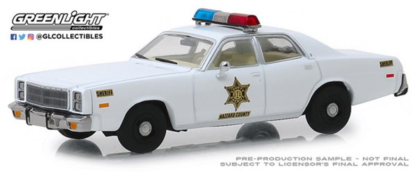 1/43 1977 Plymouth Fury - Hazzard County Sheriff