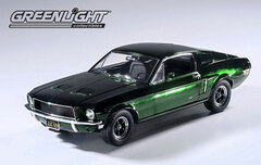 1/18 Bullitt (1968) - 1968 Ford Mustang GT Fastback - Green Chrome Edition